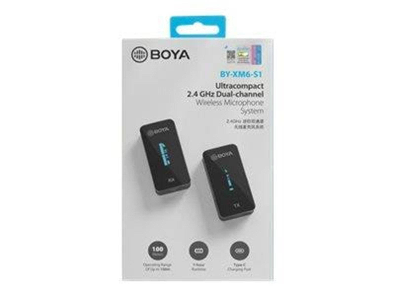 BOYA BY-XM6-S1 - wireless microphone system BOYA BY-XM6-S1 - wireless microphone system